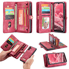 Handytasche Stand Schutzhülle Flip Leder Hülle C03S für Samsung Galaxy A04s Rot