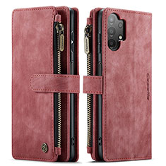 Handytasche Stand Schutzhülle Flip Leder Hülle C03S für Samsung Galaxy A13 4G Rot