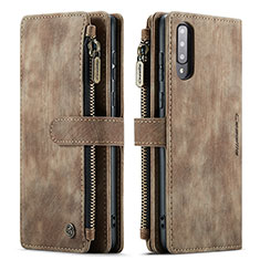 Handytasche Stand Schutzhülle Flip Leder Hülle C03S für Samsung Galaxy A30S Braun