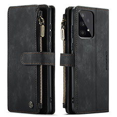 Handytasche Stand Schutzhülle Flip Leder Hülle C03S für Samsung Galaxy A33 5G Schwarz