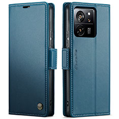 Handytasche Stand Schutzhülle Flip Leder Hülle C03S für Xiaomi Mi 13T 5G Blau