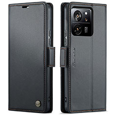 Handytasche Stand Schutzhülle Flip Leder Hülle C03S für Xiaomi Redmi K60 Ultra 5G Schwarz