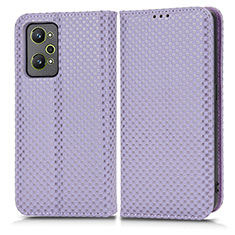 Handytasche Stand Schutzhülle Flip Leder Hülle C03X für Realme Q5 Pro 5G Violett