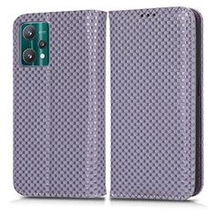 Handytasche Stand Schutzhülle Flip Leder Hülle C03X für Realme V25 5G Violett