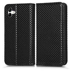 Handytasche Stand Schutzhülle Flip Leder Hülle C03X für Samsung Galaxy A05 Schwarz