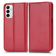 Handytasche Stand Schutzhülle Flip Leder Hülle C03X für Samsung Galaxy M23 5G Rot