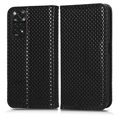 Handytasche Stand Schutzhülle Flip Leder Hülle C03X für Xiaomi Redmi Note 11 4G (2022) Schwarz