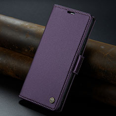 Handytasche Stand Schutzhülle Flip Leder Hülle C04S für Xiaomi Poco M6 Pro 5G Violett