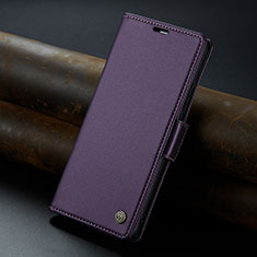 Handytasche Stand Schutzhülle Flip Leder Hülle C04S für Xiaomi Redmi 13C Violett