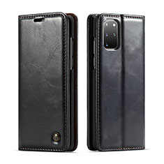 Handytasche Stand Schutzhülle Flip Leder Hülle C06S für Samsung Galaxy S20 Plus Schwarz