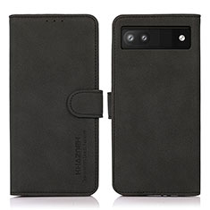 Handytasche Stand Schutzhülle Flip Leder Hülle D01Y für Google Pixel 7a 5G Schwarz