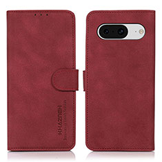 Handytasche Stand Schutzhülle Flip Leder Hülle D01Y für Google Pixel 8 5G Rot