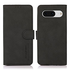 Handytasche Stand Schutzhülle Flip Leder Hülle D01Y für Google Pixel 8 5G Schwarz