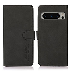 Handytasche Stand Schutzhülle Flip Leder Hülle D01Y für Google Pixel 8 Pro 5G Schwarz