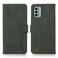 Handytasche Stand Schutzhülle Flip Leder Hülle D01Y für Nokia G22 Grün