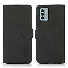 Handytasche Stand Schutzhülle Flip Leder Hülle D01Y für Nokia G22 Schwarz