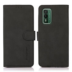 Handytasche Stand Schutzhülle Flip Leder Hülle D01Y für Nokia XR21 Schwarz