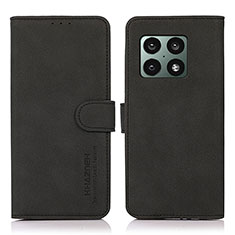 Handytasche Stand Schutzhülle Flip Leder Hülle D01Y für OnePlus 10 Pro 5G Schwarz