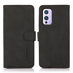 Handytasche Stand Schutzhülle Flip Leder Hülle D01Y für OnePlus 9 5G Schwarz