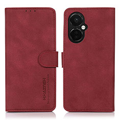 Handytasche Stand Schutzhülle Flip Leder Hülle D01Y für OnePlus Nord CE 3 5G Rot