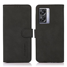 Handytasche Stand Schutzhülle Flip Leder Hülle D01Y für Oppo A56S 5G Schwarz