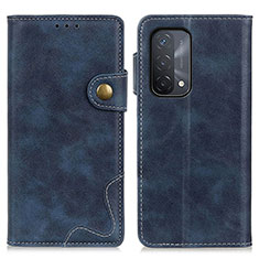 Handytasche Stand Schutzhülle Flip Leder Hülle D01Y für Oppo A93 5G Blau