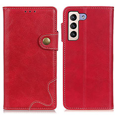 Handytasche Stand Schutzhülle Flip Leder Hülle D01Y für Samsung Galaxy S21 FE 5G Rot