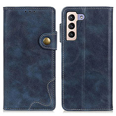 Handytasche Stand Schutzhülle Flip Leder Hülle D01Y für Samsung Galaxy S24 5G Blau