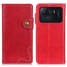 Handytasche Stand Schutzhülle Flip Leder Hülle D01Y für Xiaomi Mi 11 Ultra 5G Rot