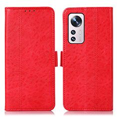 Handytasche Stand Schutzhülle Flip Leder Hülle D01Y für Xiaomi Mi 12 5G Rot