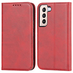 Handytasche Stand Schutzhülle Flip Leder Hülle D03T für Samsung Galaxy S23 5G Rot