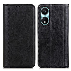 Handytasche Stand Schutzhülle Flip Leder Hülle D03Y für Huawei Honor X5 Plus Schwarz