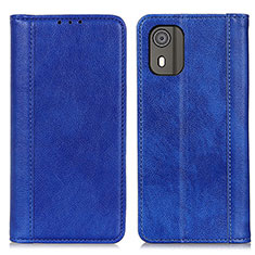 Handytasche Stand Schutzhülle Flip Leder Hülle D03Y für Nokia C02 Blau