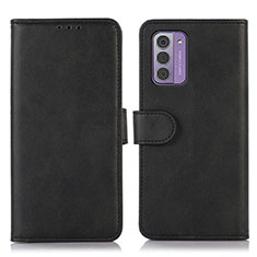 Handytasche Stand Schutzhülle Flip Leder Hülle D03Y für Nokia G310 5G Schwarz