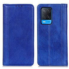 Handytasche Stand Schutzhülle Flip Leder Hülle D03Y für Oppo A54 4G Blau