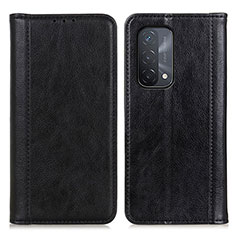 Handytasche Stand Schutzhülle Flip Leder Hülle D03Y für Oppo A54 5G Schwarz