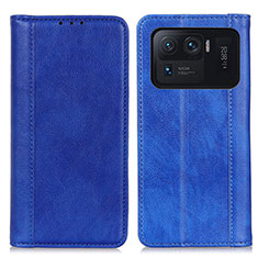 Handytasche Stand Schutzhülle Flip Leder Hülle D03Y für Xiaomi Mi 11 Ultra 5G Blau