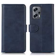 Handytasche Stand Schutzhülle Flip Leder Hülle D03Y für Xiaomi Redmi K50i 5G Blau