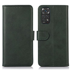 Handytasche Stand Schutzhülle Flip Leder Hülle D03Y für Xiaomi Redmi Note 11 4G (2022) Grün