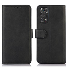 Handytasche Stand Schutzhülle Flip Leder Hülle D03Y für Xiaomi Redmi Note 11S 4G Schwarz