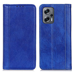 Handytasche Stand Schutzhülle Flip Leder Hülle D03Y für Xiaomi Redmi Note 12 Turbo 5G Blau