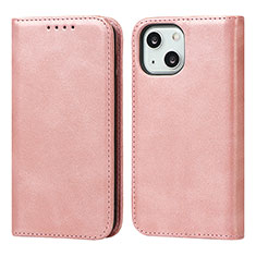 Handytasche Stand Schutzhülle Flip Leder Hülle D04T für Apple iPhone 14 Plus Rosa