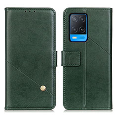 Handytasche Stand Schutzhülle Flip Leder Hülle D04Y für Oppo A54 4G Grün