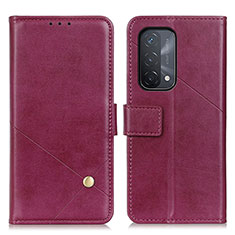 Handytasche Stand Schutzhülle Flip Leder Hülle D04Y für Oppo A54 5G Violett