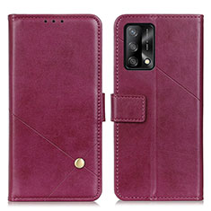 Handytasche Stand Schutzhülle Flip Leder Hülle D04Y für Oppo A74 4G Violett