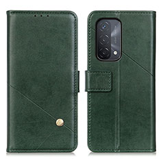 Handytasche Stand Schutzhülle Flip Leder Hülle D04Y für Oppo A74 5G Grün