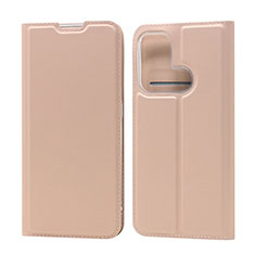 Handytasche Stand Schutzhülle Flip Leder Hülle D05T für Oppo Reno5 A Rosegold