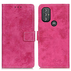 Handytasche Stand Schutzhülle Flip Leder Hülle D05Y für Motorola Moto G Play (2023) Pink