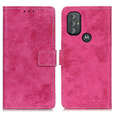 Handytasche Stand Schutzhülle Flip Leder Hülle D05Y für Motorola Moto G Power (2022) Pink