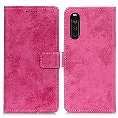 Handytasche Stand Schutzhülle Flip Leder Hülle D05Y für Sony Xperia 10 III SO-52B Pink